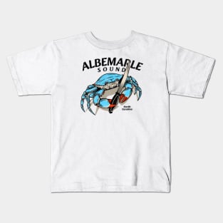 Albemarle Sound, North Carolina Blue Crab Kids T-Shirt